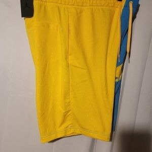 Jordan Size XL Classic Fleece Shorts Yellow Basketball Casual CK2854-482